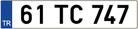 Truck License Plate